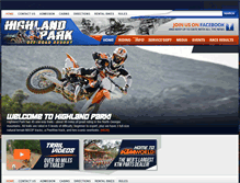 Tablet Screenshot of highlandparkresort.com